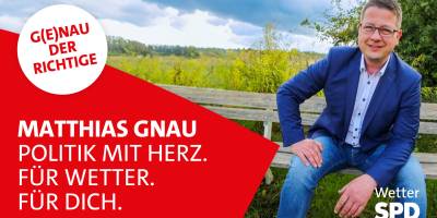 Wetter SPD nominiert Matthias Gnau als Bürgermeisterkandidaten